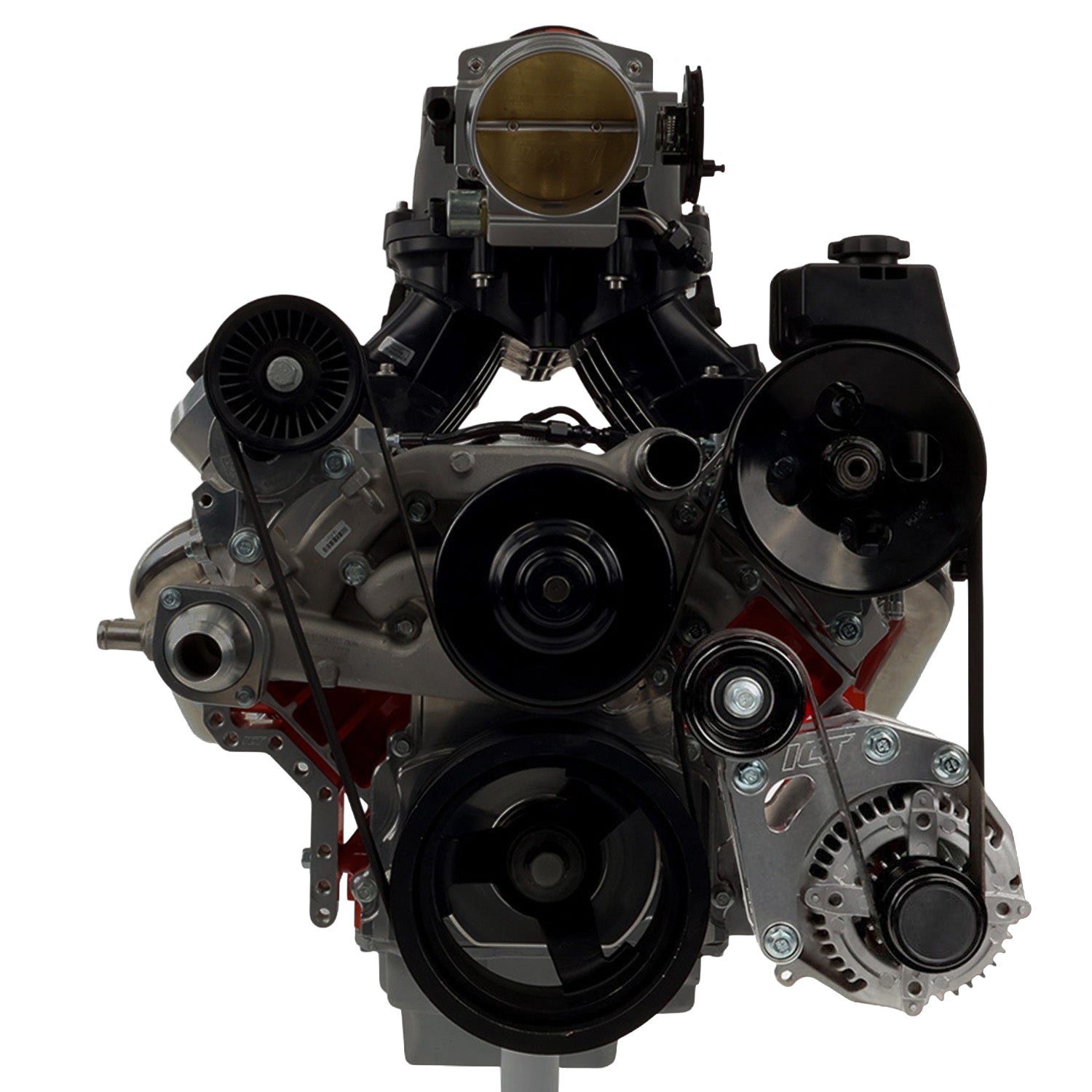 LS3 Camaro - Factory Location Billet Low Mount Alternator Bracket Kit w/ Pulley