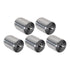 5pc Aluminum M6-1.0mm Weld On Bung Female LS LS1 Oil Pressure Sensor Metric 6mm - ICT Billet FM0610BUNG-5