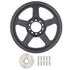 6 Rib - Billet 2pc Power Steering Pulley - LS Corvette - ICT Billet PUL100-RB6-PS60