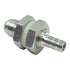 -6AN Straight to 5/16" Hose Barb Double Fuel Pump Tank Fitting Bulkhead Adapter - ICT Billet AN861-06-31A