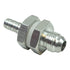 -6AN Straight to 5/16" Hose Barb Double Fuel Pump Tank Fitting Bulkhead Adapter - ICT Billet AN861-06-31A