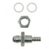 -6AN Straight to 5/16" Hose Barb Double Fuel Pump Tank Fitting Bulkhead Adapter - ICT Billet AN861-06-31A