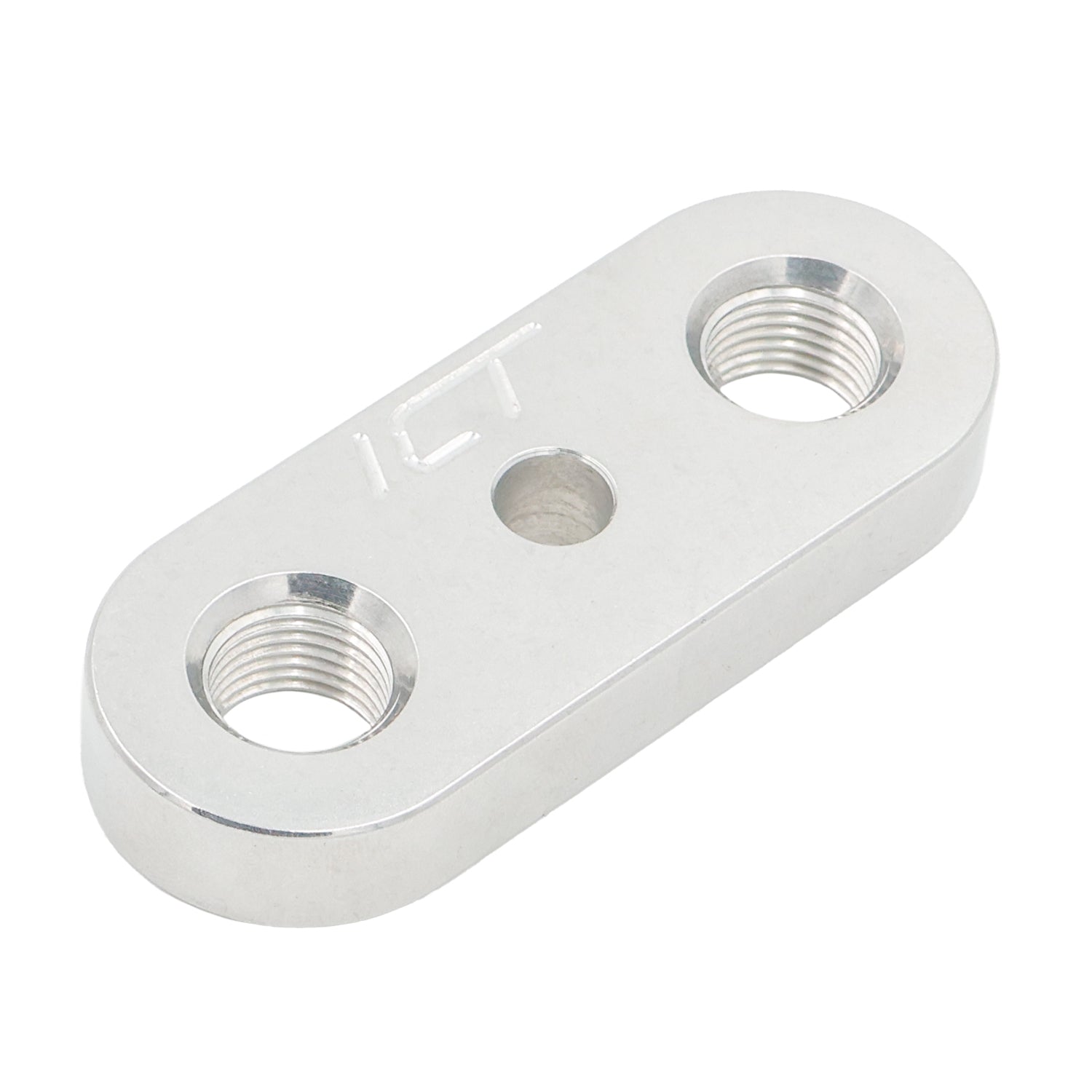 6L80E 6L90E 8L90E Transmission Cooler Line Adapter Plate with 8AN Fittings Seal - ICT Billet 551121-8AN