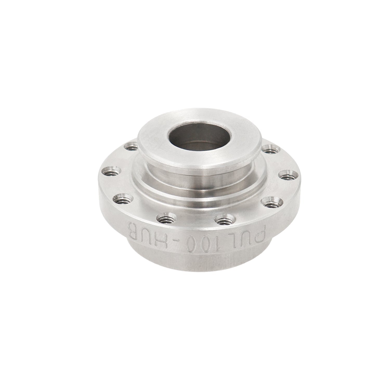 8 Rib Billet 2pc Power Steering Pump Pulley and Hub for Corvette - ICT Billet PUL100-RB8-PS60