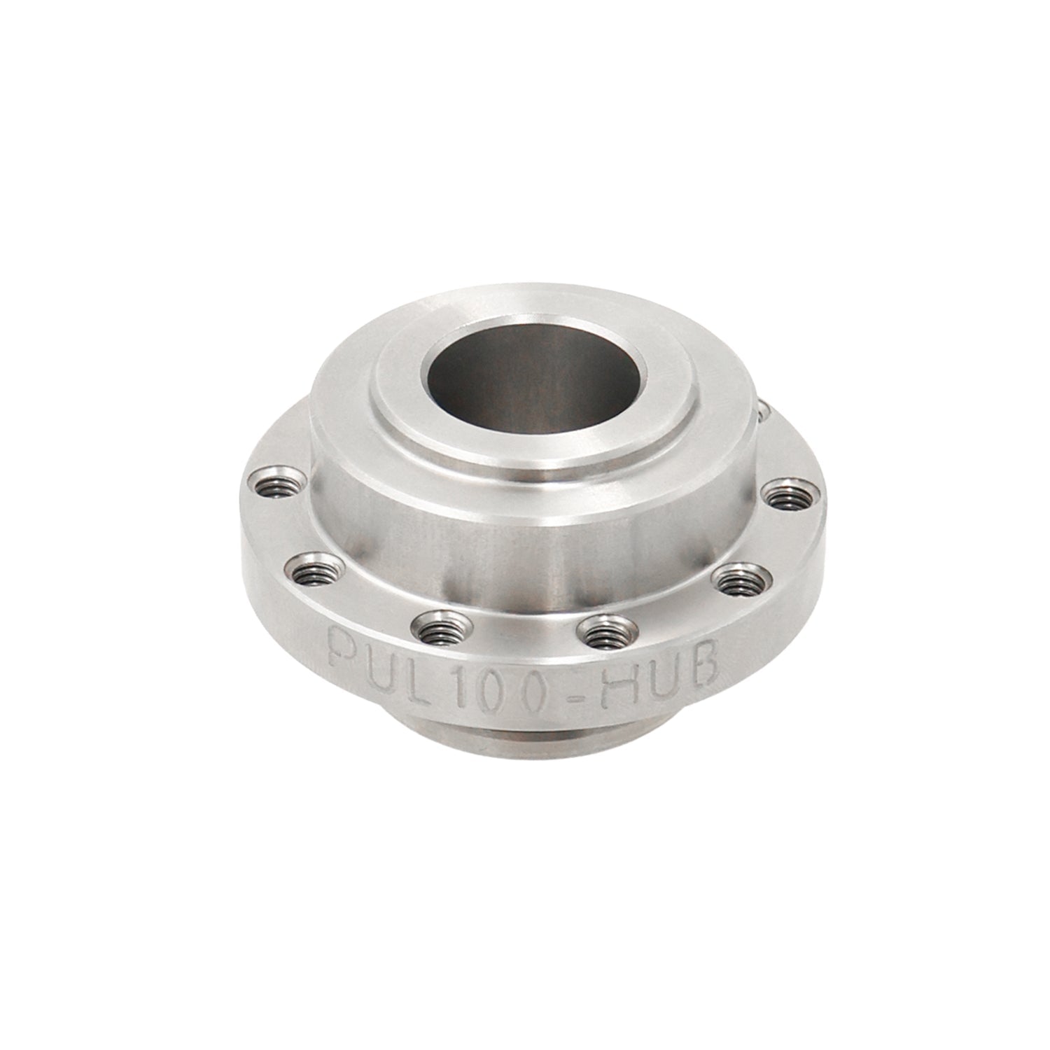 8 Rib Billet 2pc Power Steering Pump Pulley and Hub for Corvette - ICT Billet PUL100-RB8-PS60