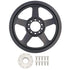 8 Rib Billet 2pc Power Steering Pump Pulley and Hub for LS Truck - ICT Billet PUL300-RB8-PS60