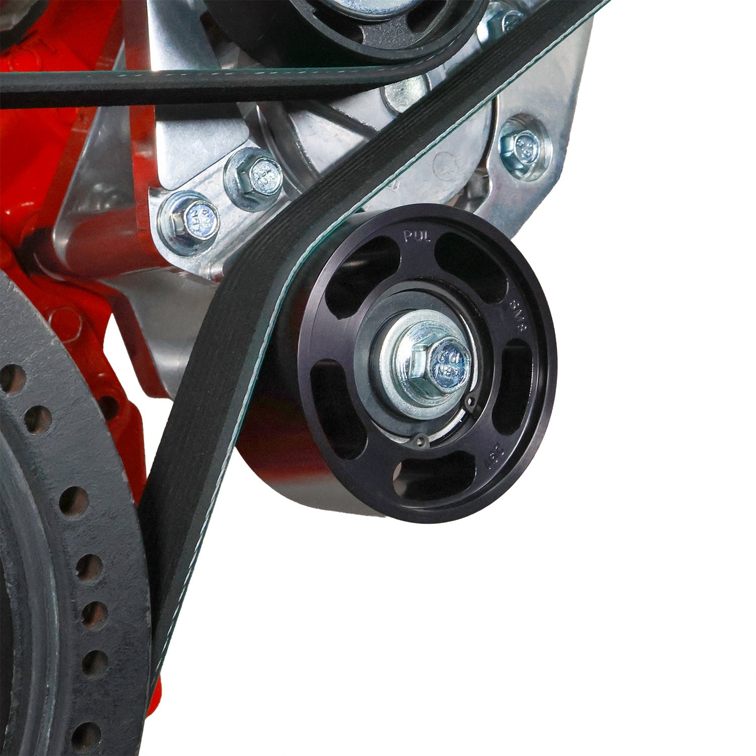 8 Rib Billet Smooth Idler Pulley - ICT Billet PUL-SM8-291