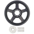 8 Rib - LS Billet 2pc Power Steering Pump Pulley and Hub for LS1 Camaro - ICT Billet PUL200-RB8-PS60