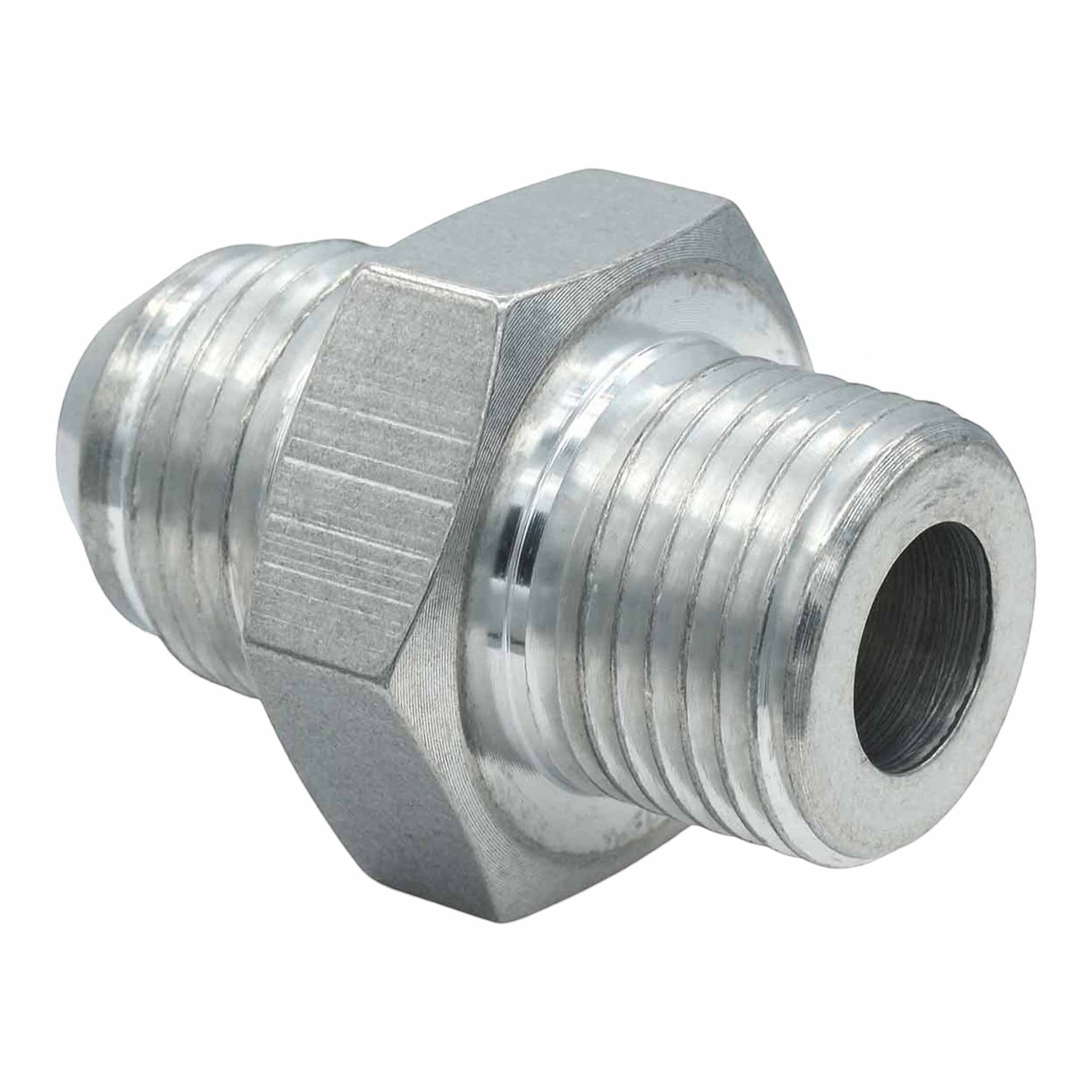 8AN Flare to M18-1.5mm Bosch 044 Fuel Pump Inlet Fitting - ICT Billet F08ANM1815