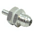 -8AN Straight to 5/16" Hose Barb Double Fuel Pump Tank Fitting Bulkhead Adapter - ICT Billet AN861-08-31A