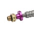 8AN to 1/2" Ford Transmission Cooler Quick Connect Fitting - ICT Billet F08ANTR500FRD