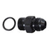 8AN to 8AN ORB Fitting Black - ICT Billet F08AN080R