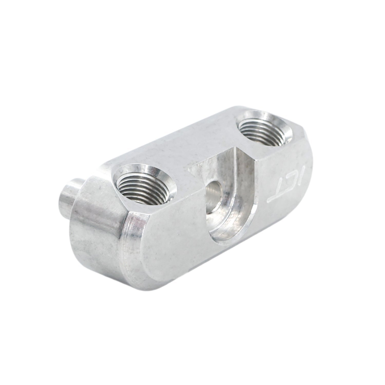 8L90E 10L90E Transmission Oil Cooler Adapter 70 Degree - ICT Billet 551121-70-6AN