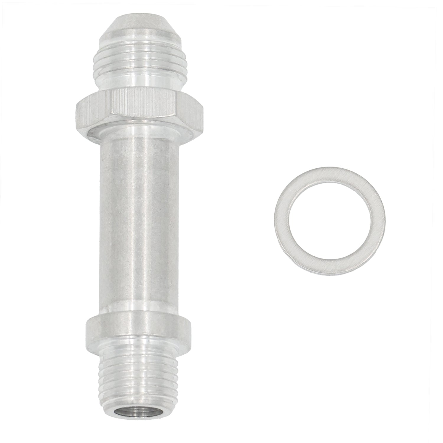 LSX Dry Sump Oil Pump Adapter M16-1.5 to -8AN Fitting LS LS1 LS3 Supply LT LT1