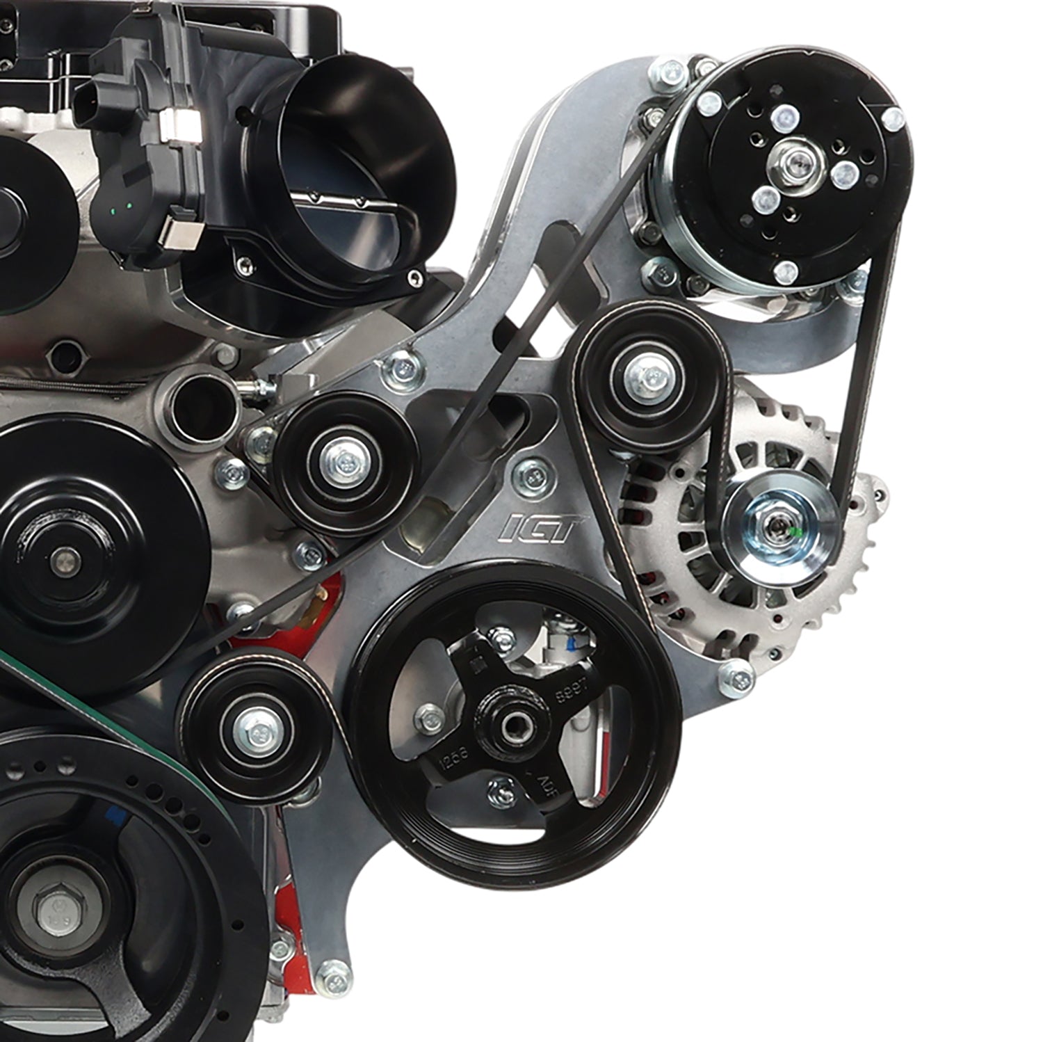 LS Alternator Power Steering and A/C Bracket - Corvette Spacing
