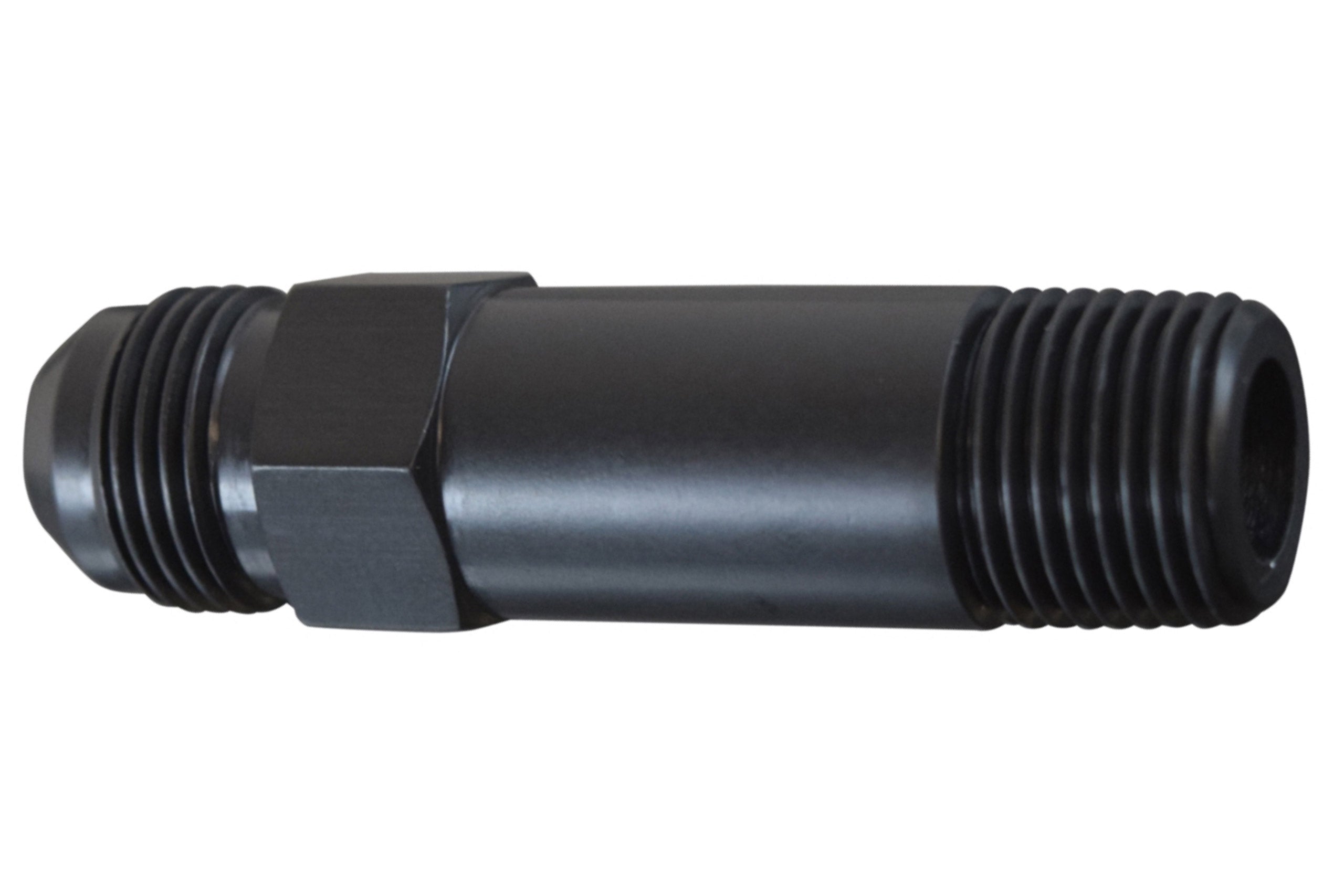 Turbocharger Oil Drain Flange Extension 10AN Flare 1/2"NPT Black Adapter Fitting