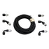 Fragola Custom -16 Sport Crimp Hose Assembly- Black