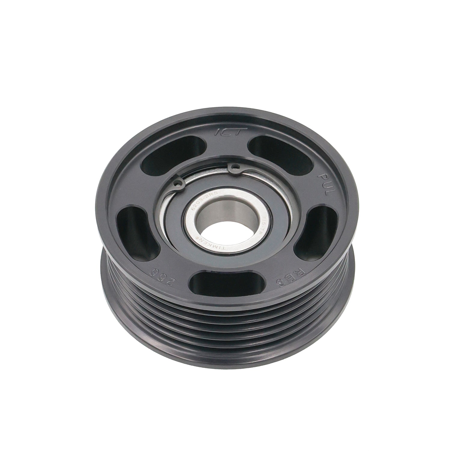 Billet 6 Ribbed Idler Pulley