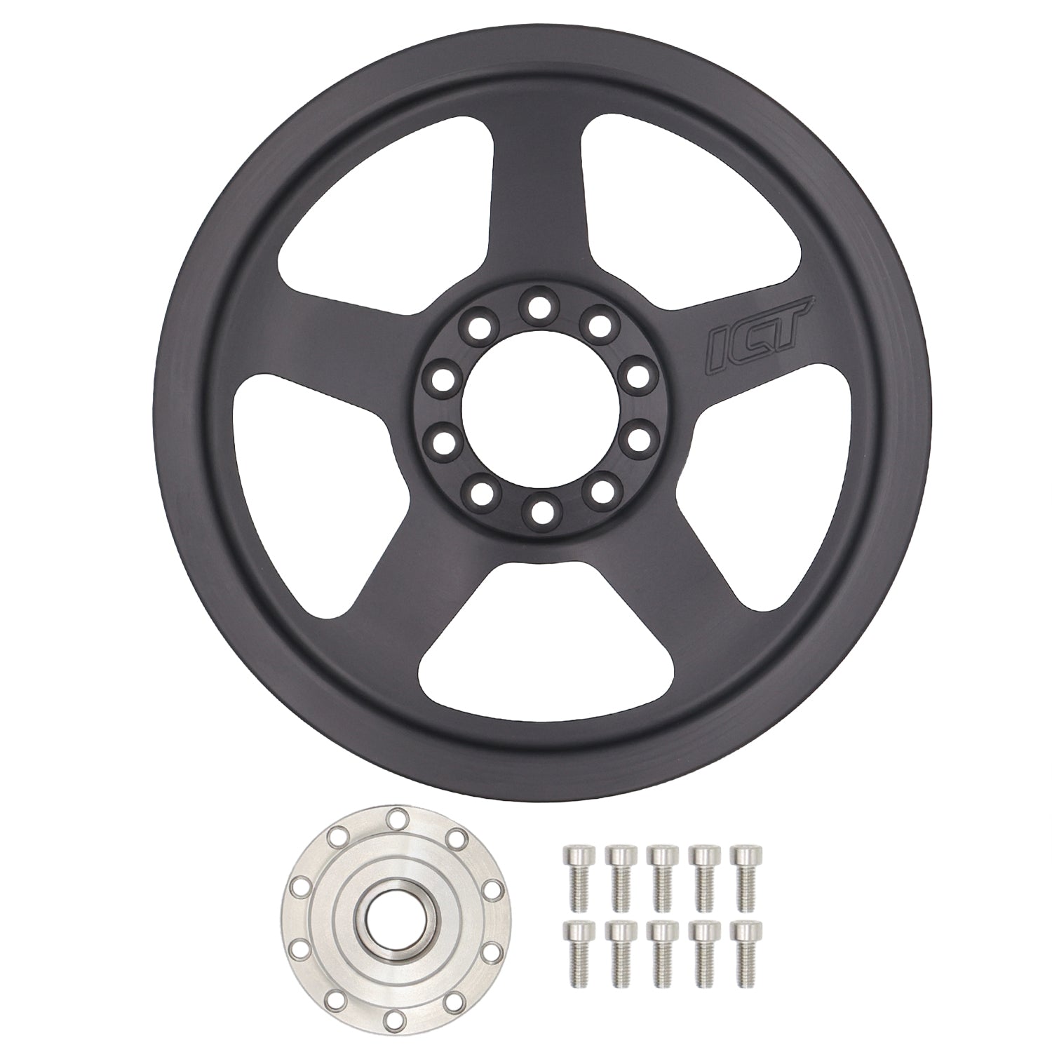 6 Rib - Billet 2pc Power Steering Pulley - LS3 Camaro