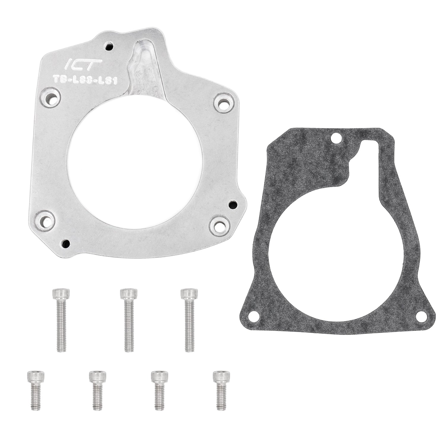L83 Intake to LS 3-Bolt Throttle Body Adapter – ICT Billet
