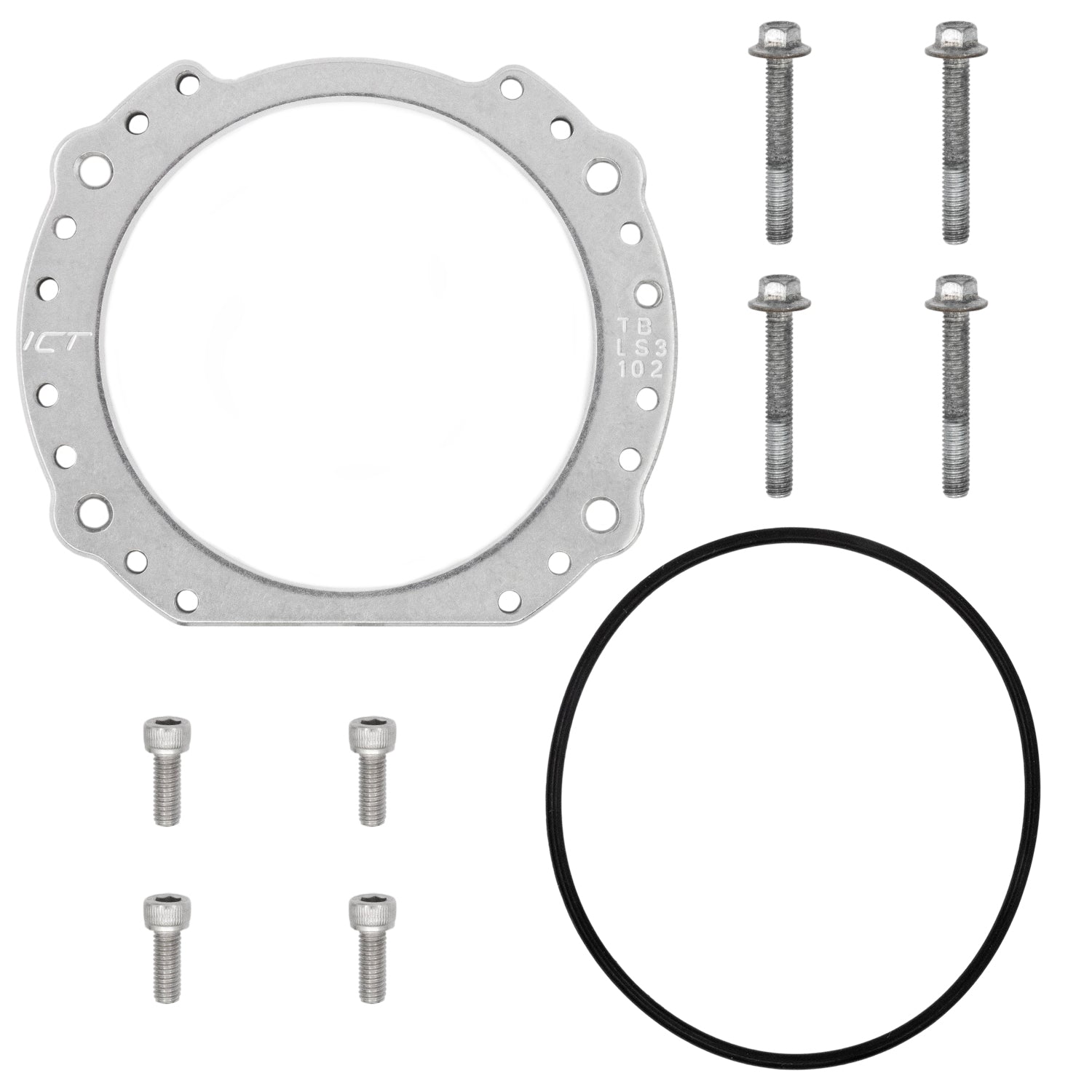 LS3 intake to 102mm throttle body rotation adapter