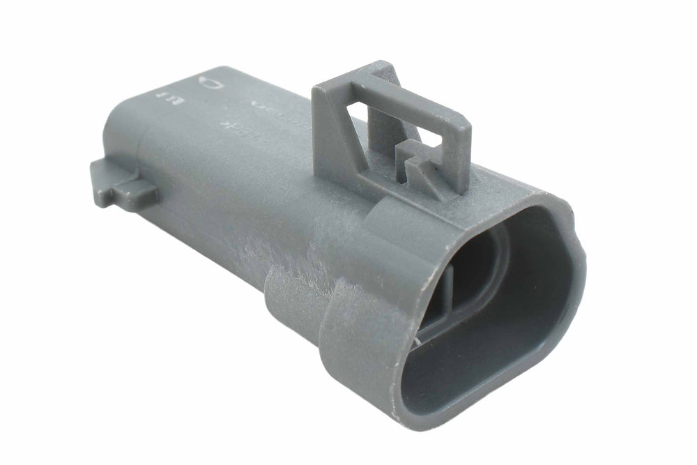 O2 Sensor Male Connector Oxygen Sensor (O2) Grey Trapezoid Male Wire Connector Component Kit ...