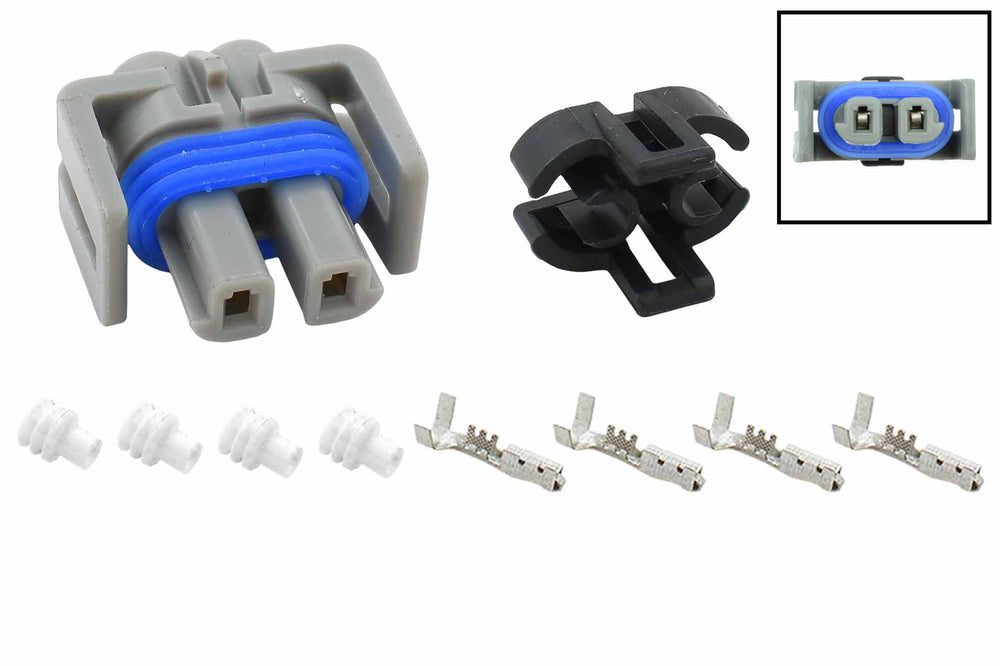 Ls Comp C2 Connector Color LS GM Vortec 2-Wire A/C Compressor R4 Female Connector Plug Component ...