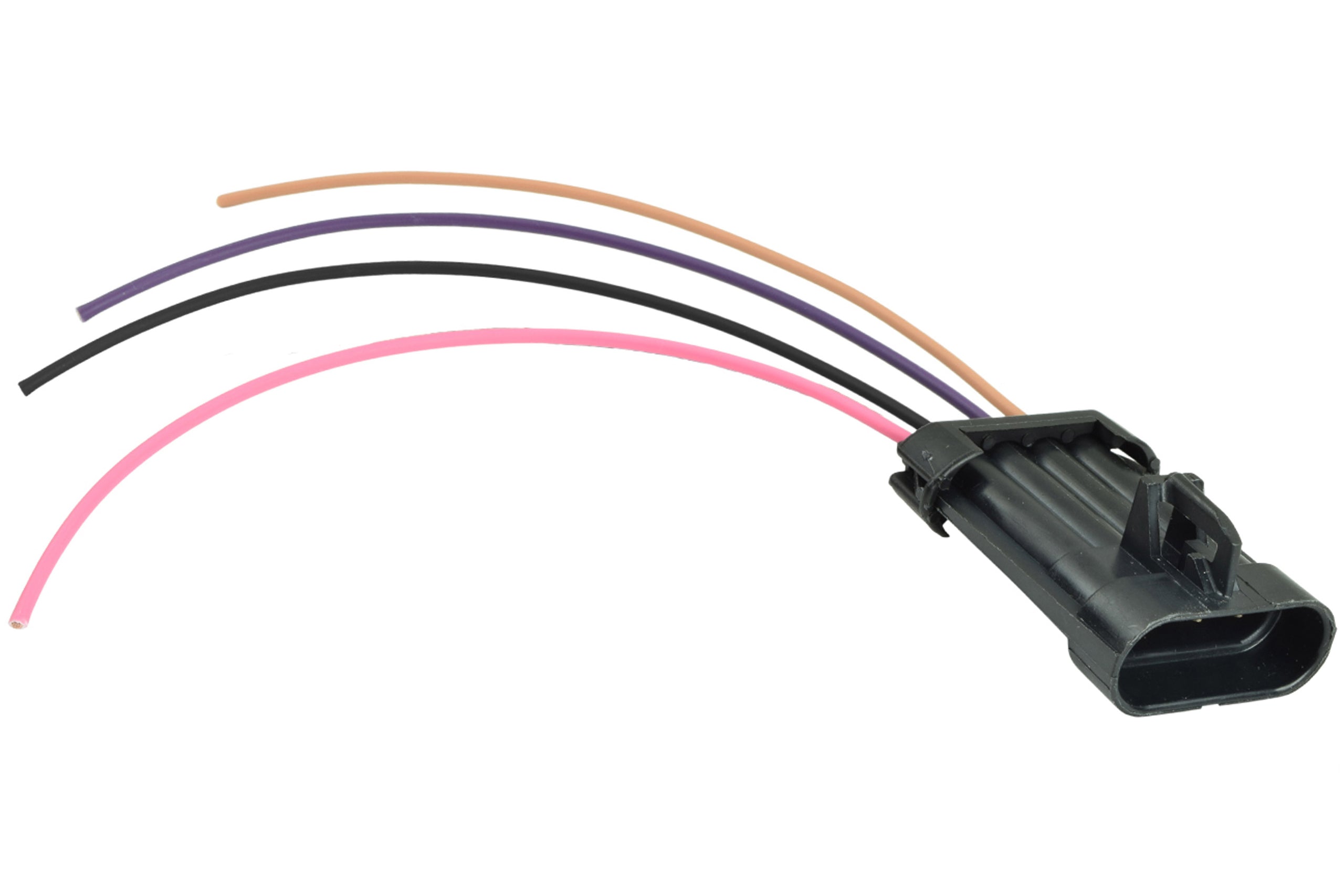 Round O2 Sensor Plug GM LS O2 Oxygen Sensor Flat 4-Wire Male Harness Connector Plug Pigtail ...