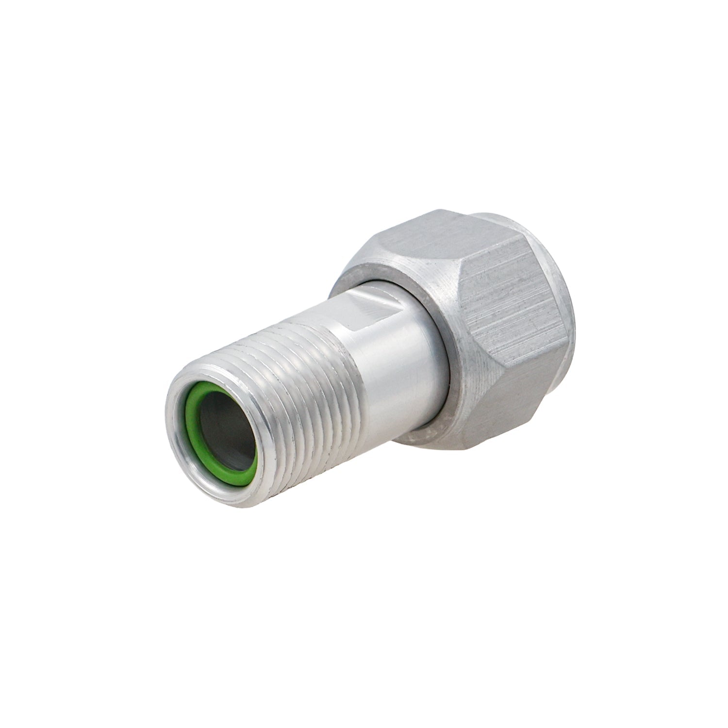 A/C Air Conditioning Adapter Fitting 10 (5/8) Female to 8 (1/2) Male - ICT Billet FAC10F08M
