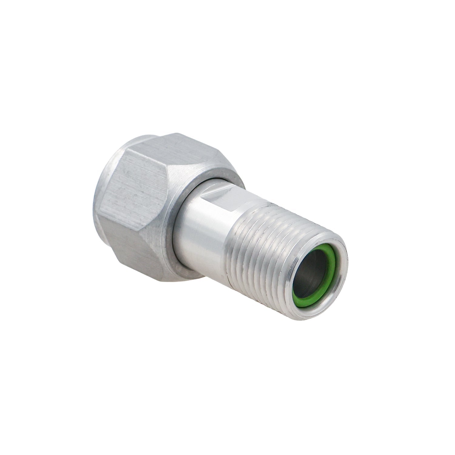 A/C Air Conditioning Adapter Fitting 10 (5/8) Female to 8 (1/2) Male - ICT Billet FAC10F08M