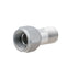 A/C Air Conditioning Adapter Fitting 10 (5/8) Female to 8 (1/2) Male - ICT Billet FAC10F08M