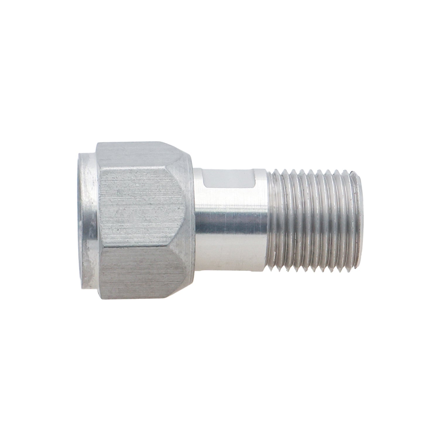 A/C Air Conditioning Adapter Fitting 10 (5/8) Female to 8 (1/2) Male - ICT Billet FAC10F08M