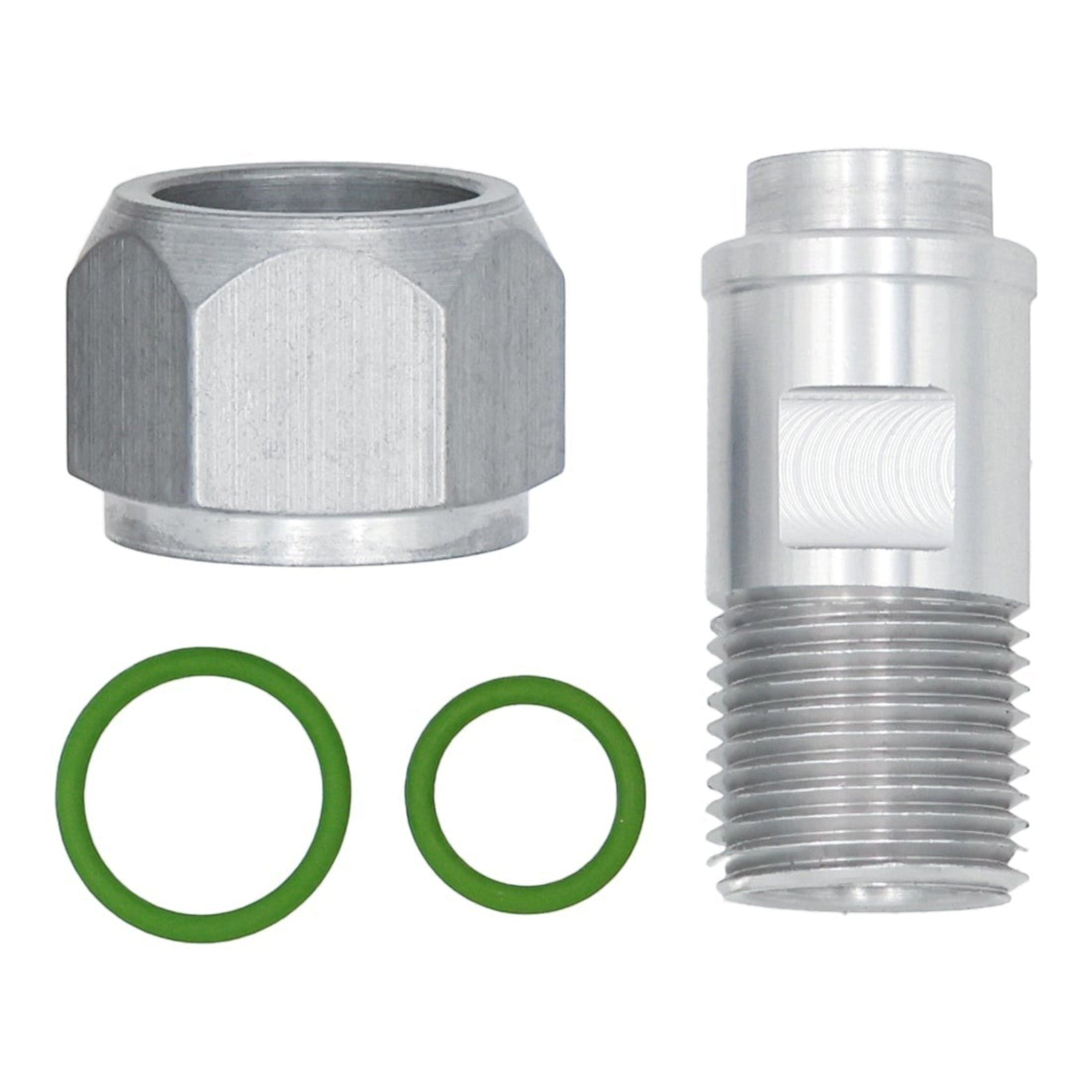 A/C Line Adapter Fitting 10 Female to 8 Male - ICT Billet FAC10F08M