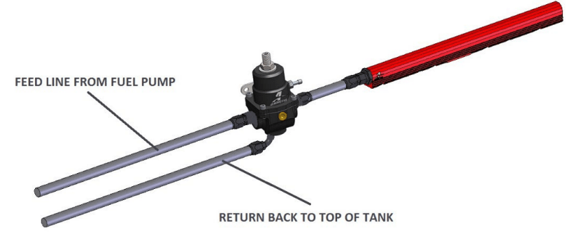 Aeromotive X1 Series - 8AN Fuel Pressure Regulator - ICT Billet AEI-13305