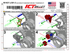 Alternator and Power Steering Relocation Bracket Kit LS1 Truck Spacing - ICT Billet 551569LS0WP-3