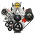 Alternator and Power Steering Relocation Bracket Kit LS1 Truck Spacing - ICT Billet 551569LS0WP-3
