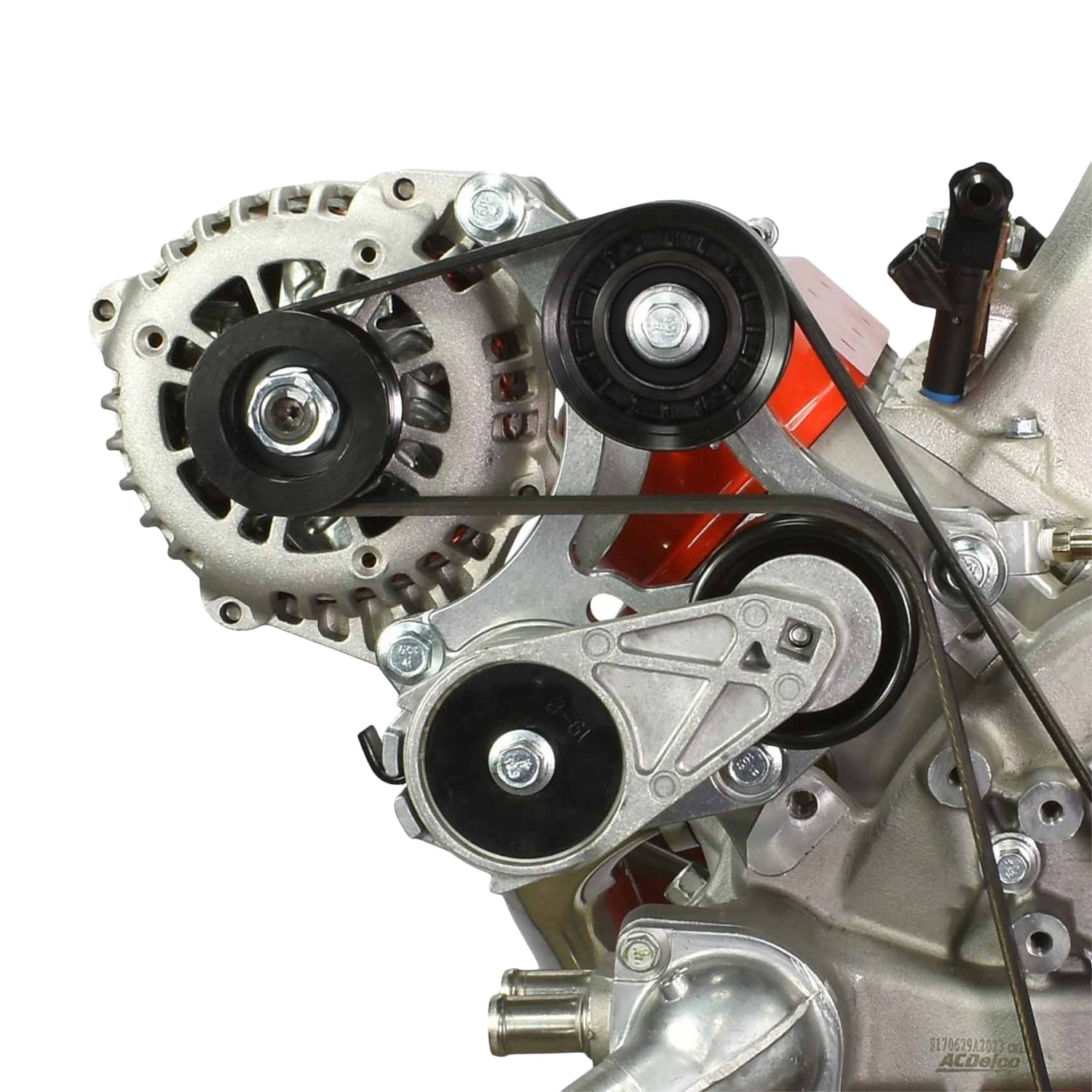 Alternator Bracket Kit Compatible with LS Corvette LSX LS1 LS2 LS3 LS7 LS6 LS9 CTS - V - ICT Billet 551750-1