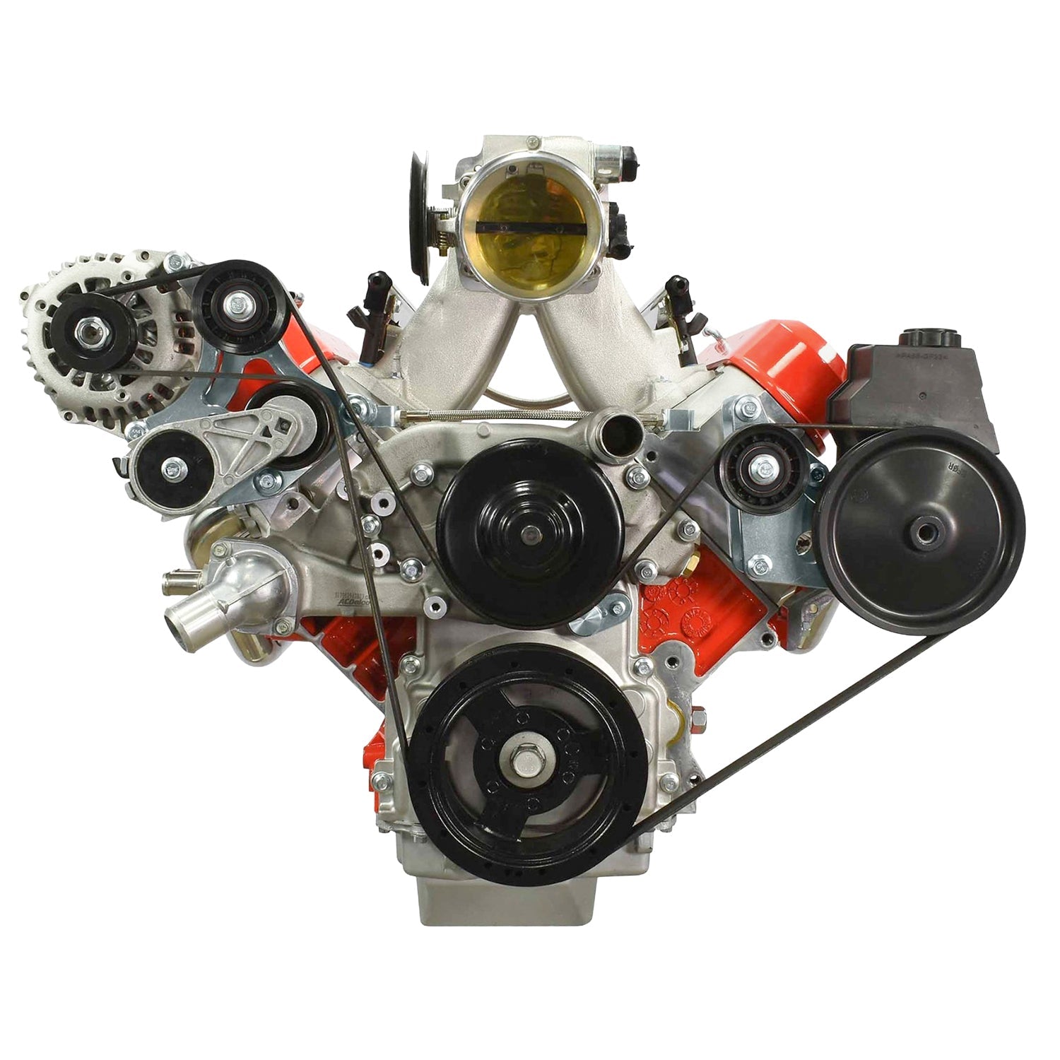 Alternator Bracket Kit Compatible with LS Corvette LSX LS1 LS2 LS3 LS7 LS6 LS9 CTS - V - ICT Billet 551750-1