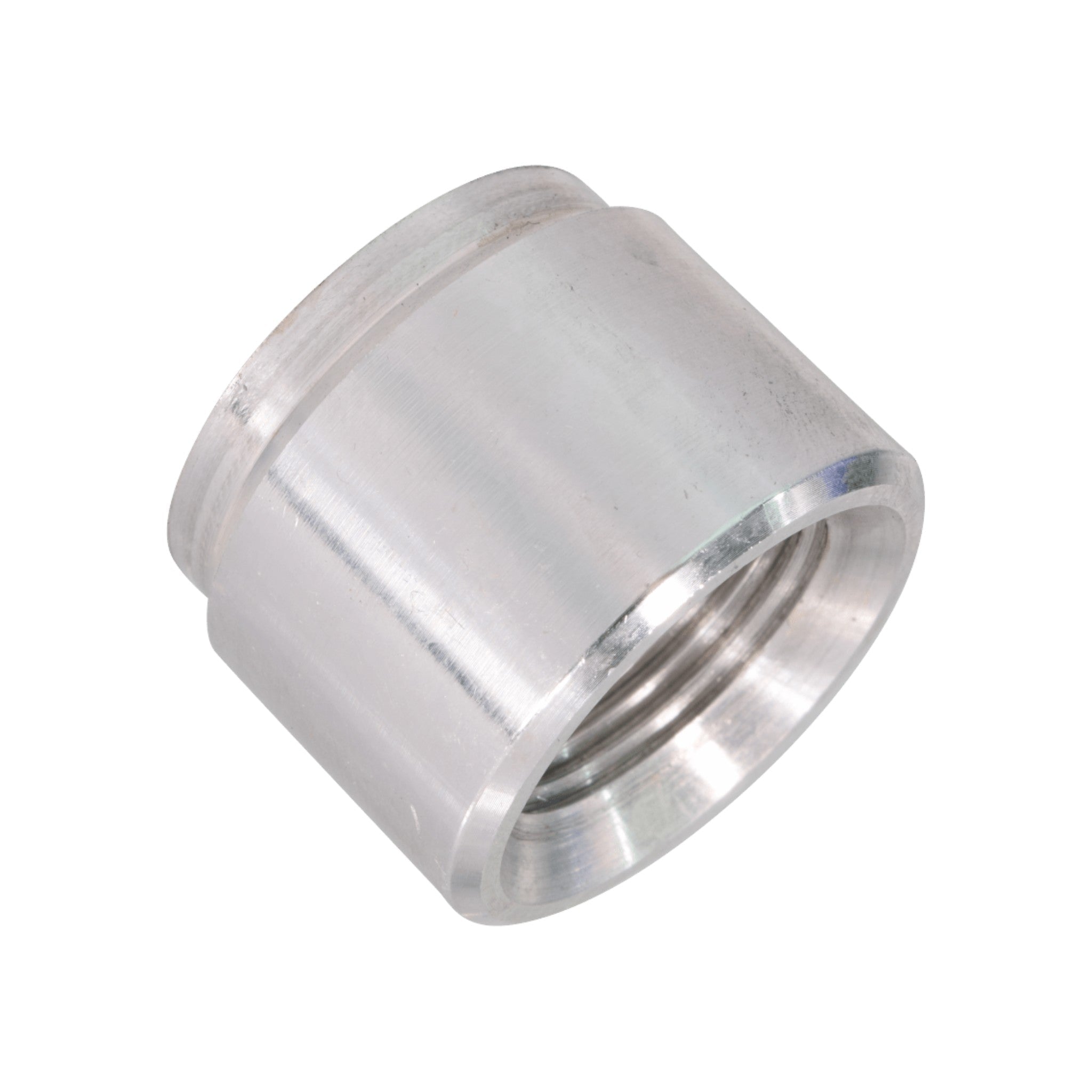 Aluminum M12-1.5mm Weld On Bung Female Nut Threaded Insert Weldable Metric 12mm - ICT Billet FM1215BUNG