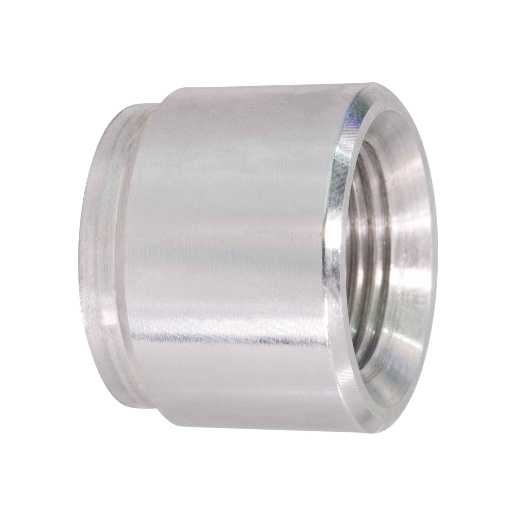 Aluminum M12-1.5mm Weld On Bung Female Nut Threaded Insert Weldable Metric 12mm - ICT Billet FM1215BUNG