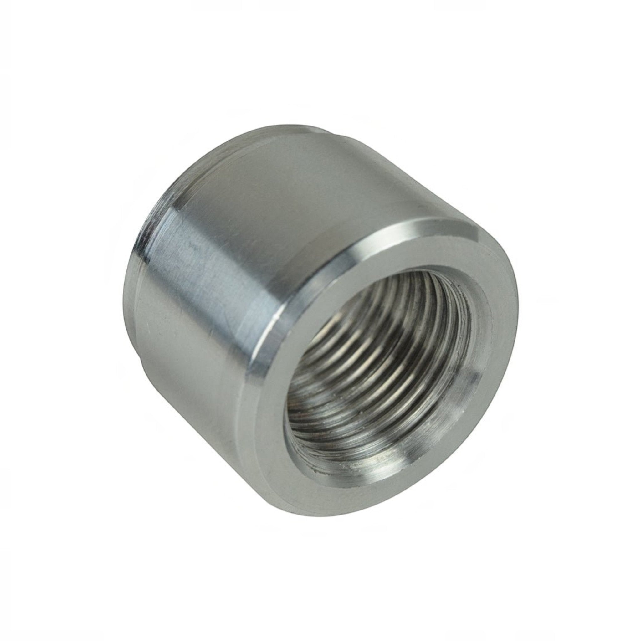 Aluminum M18-1.5mm Weld On Bung Female LS LS1 Oil Pressure Sensor Metric 18mm - ICT Billet FM1815BUNG