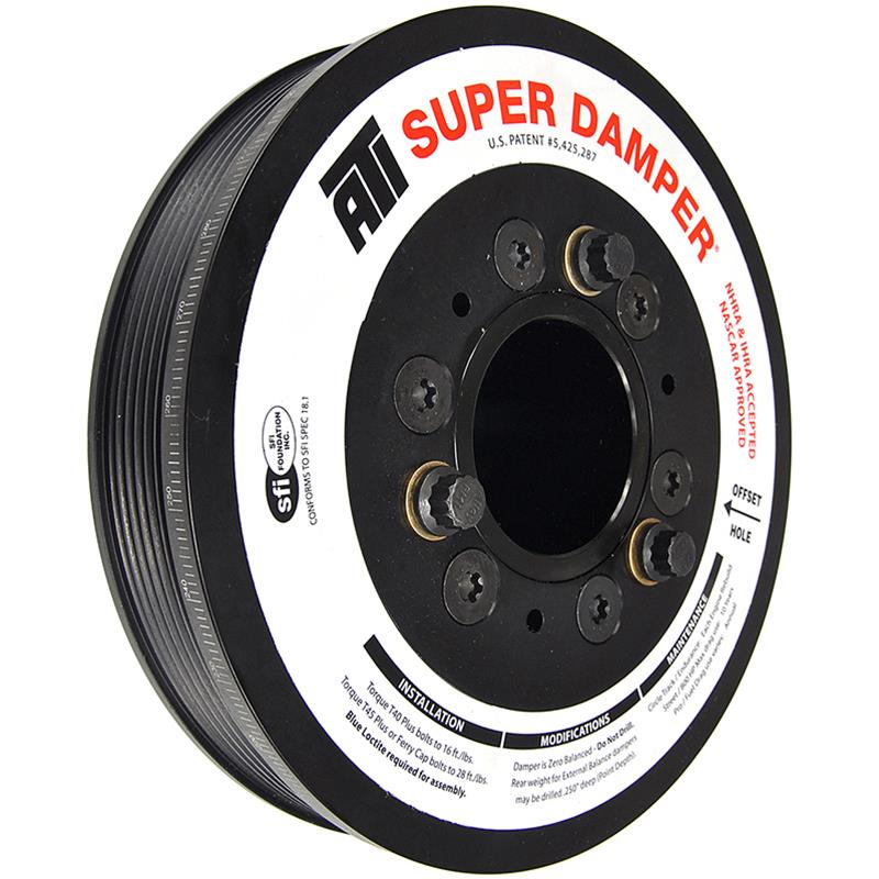 ATI Super Damper Balancer Pulley LS 98 - 02 Camaro SS Crank Crankshaft LS1 GTO - ICT Billet ATI - 917302