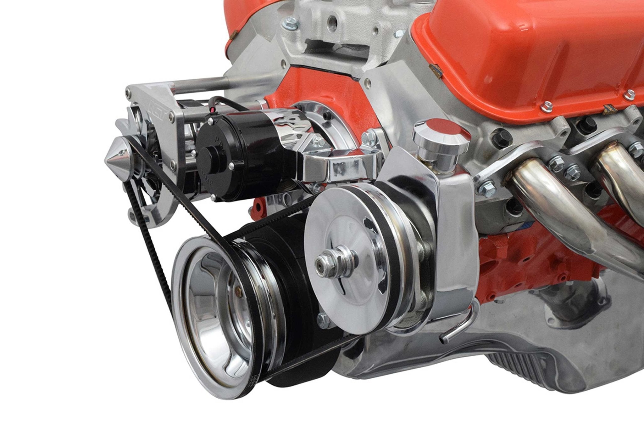 BBC Alternator & Power Steering Pump Accessory Drive Brackets Kit for Electric Water Pump - ICT Billet 551416