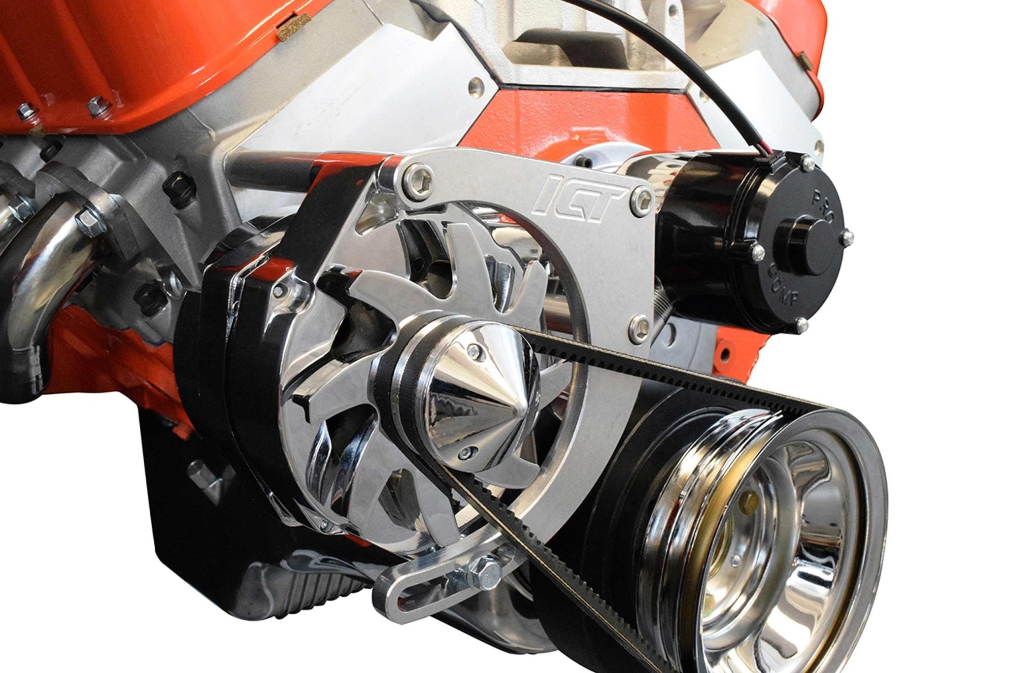 BBC Low Mount Alternator Bracket (for Electric Water Pump) - ICT Billet 551449