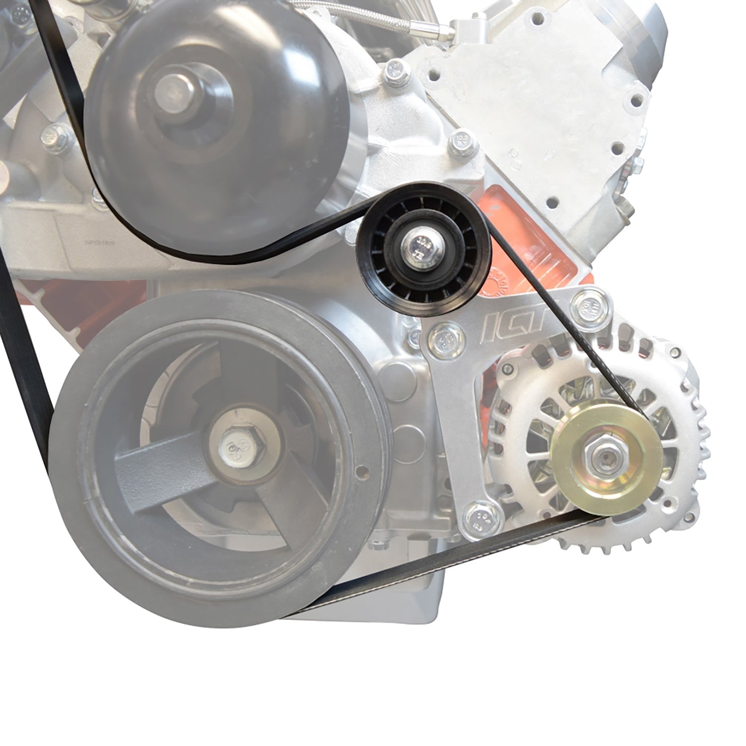 Belt & Pulley Kit for LS1 Camaro Power Steering Delete - ICT Billet 551550