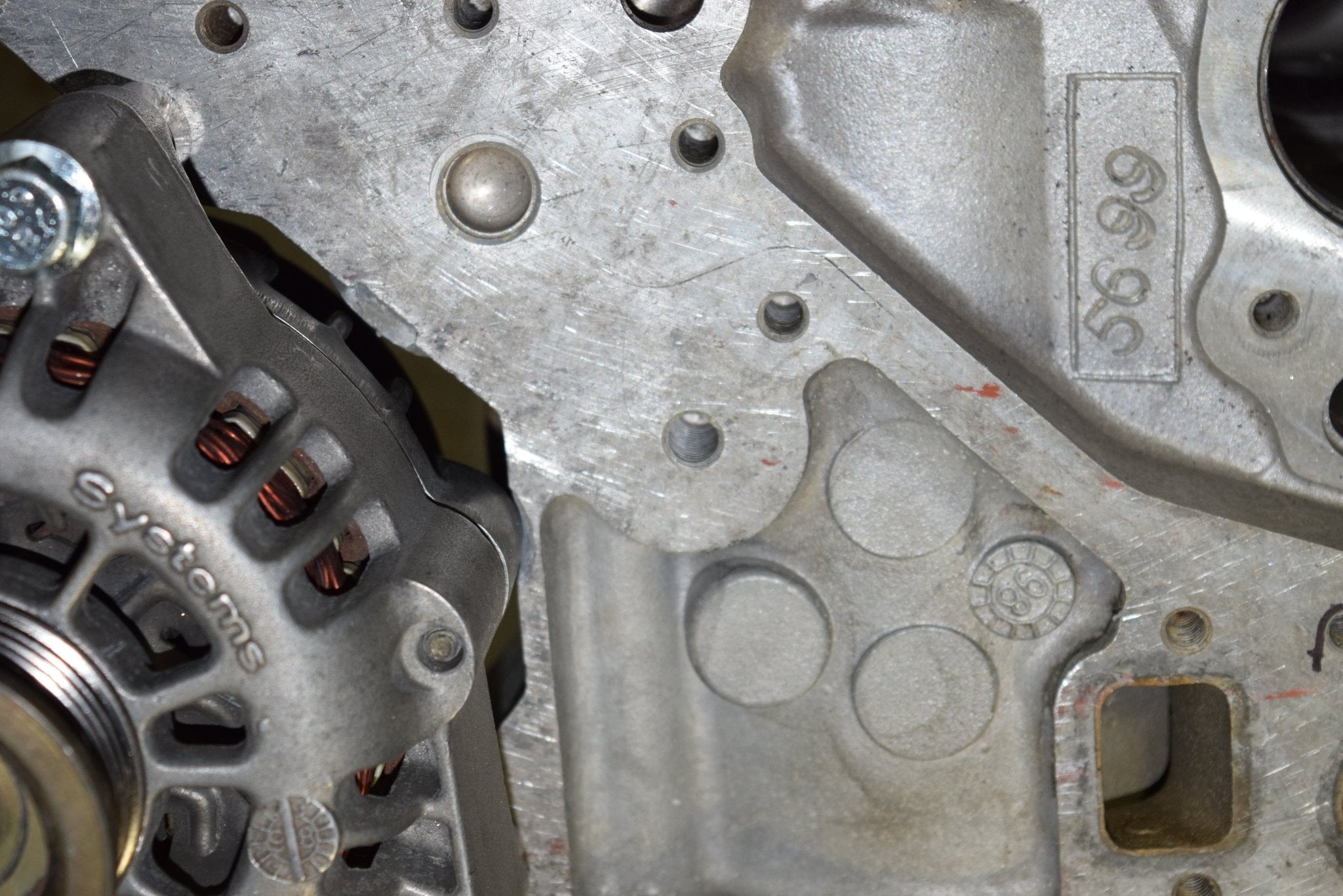 Billet Alternator Bracket Low Mount Compatible with LS Corvette - ICT Billet 551667-1