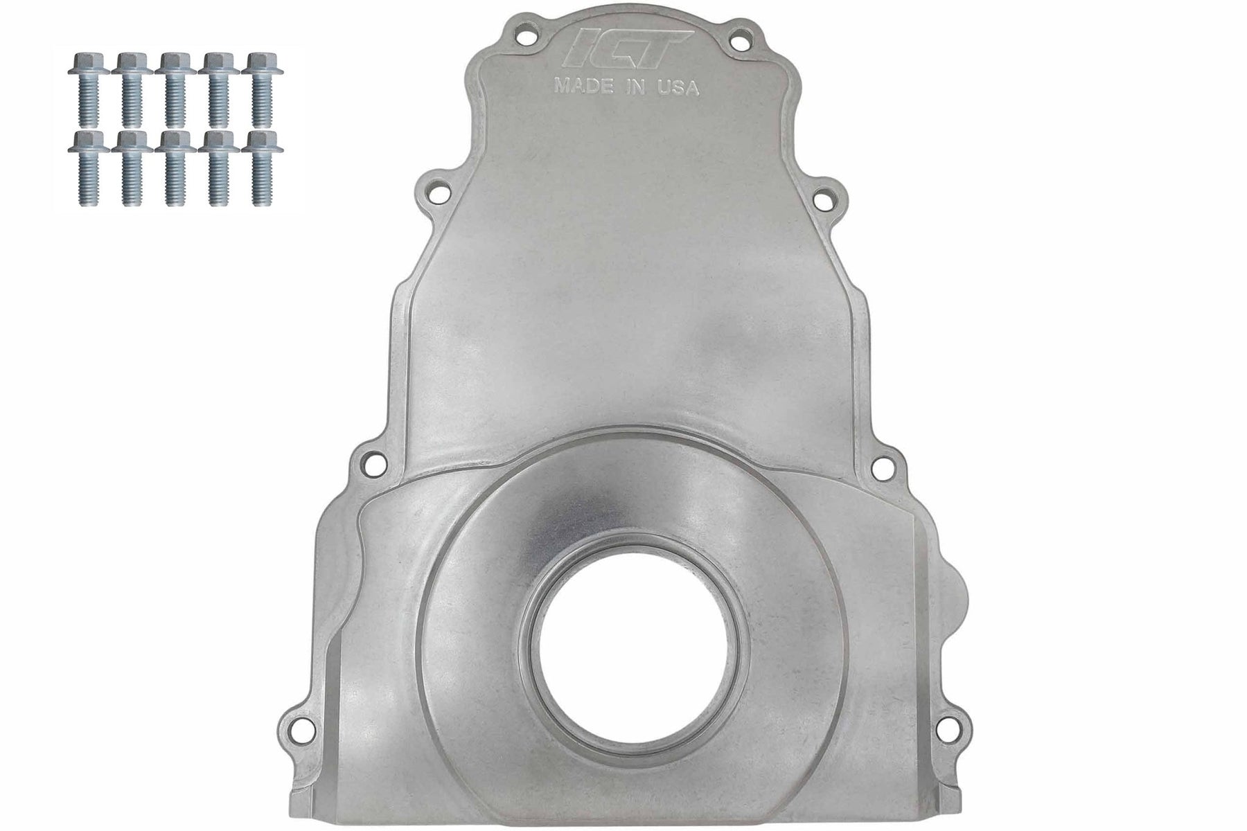 Engine Time Cover Billet LS Gen 3 Front Timing Chain Cover | LS Parts | ICT Billet