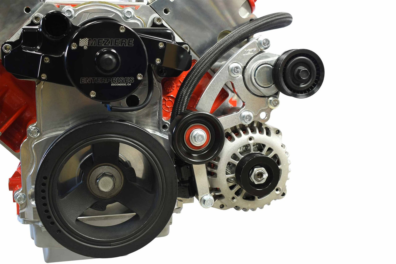 Billet LS Gen 3 Turbo Oil Drain Timing Chain Cover | ICT Billet