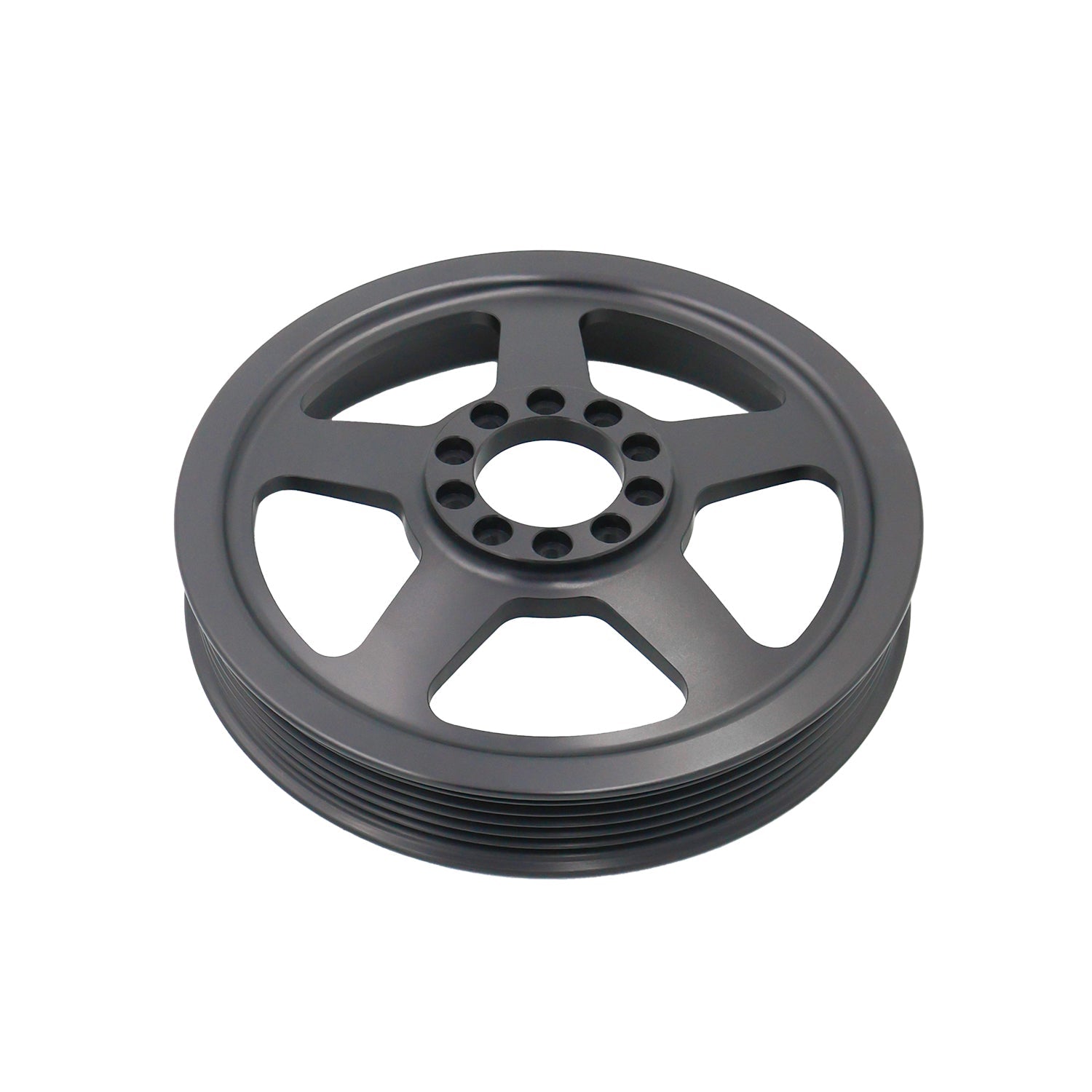 Billet Power Steering Pump Pulley and Hub for LS3 Camaro - ICT Billet PUL301-RB6-PS60