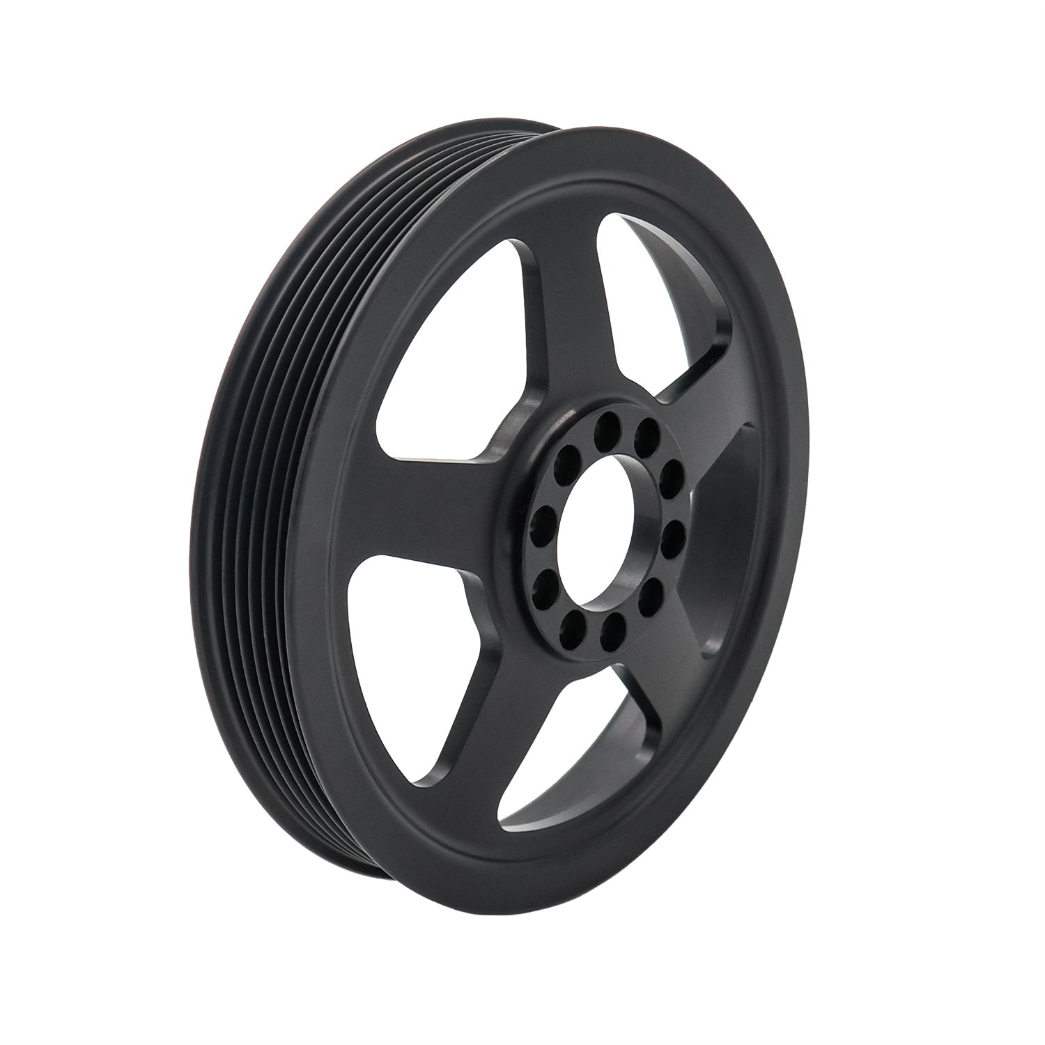 Billet Power Steering Pump Pulley and Hub for LS3 Camaro - ICT Billet PUL301-RB6-PS60